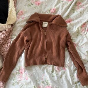 Abercrombie zip up sweater